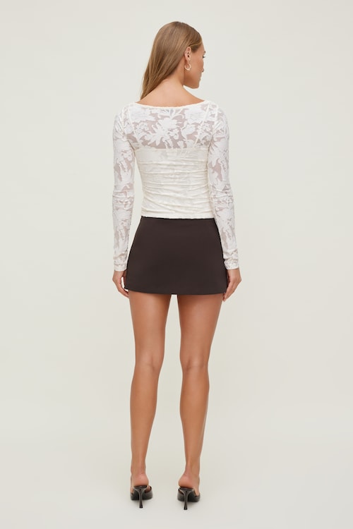 Nola Sculpt Long Sleeve Top