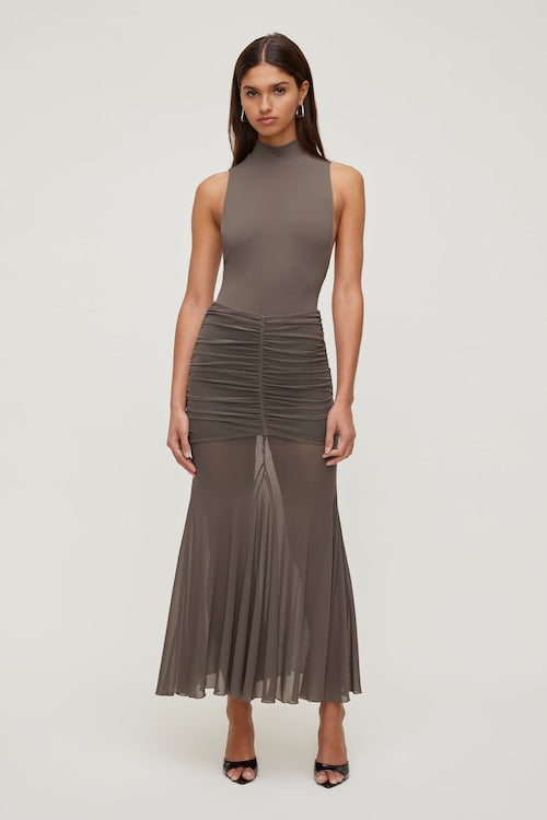 Sculpt Mock Neck Sleeveless Bodysuit