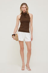 Linen High Rise Shorts