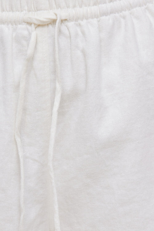 Linen High Rise Shorts