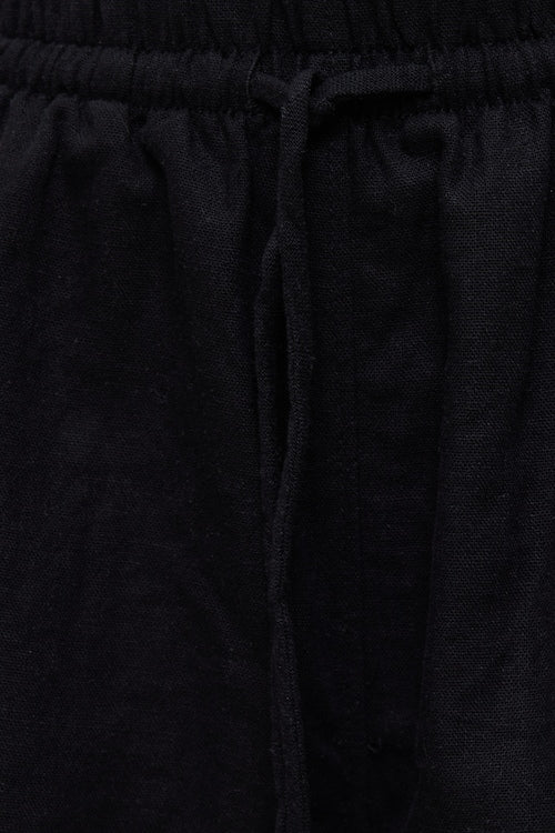 Linen High Rise Shorts