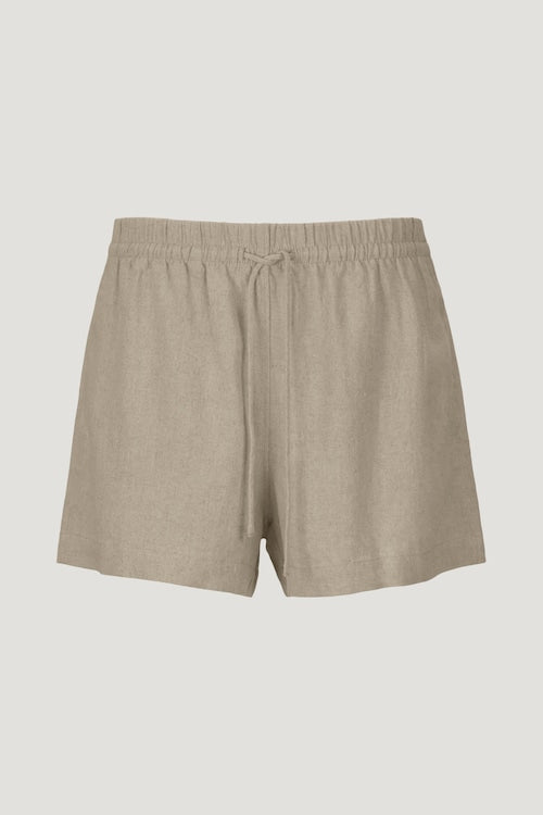 Linen High Rise Shorts