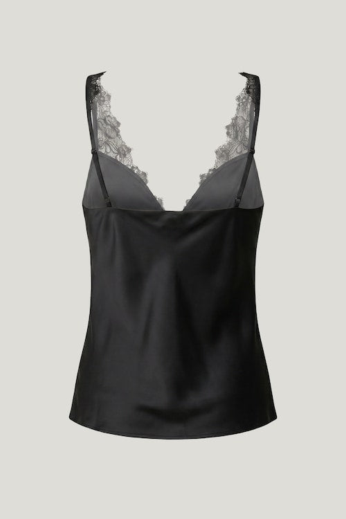 Satin Lace Cami Top