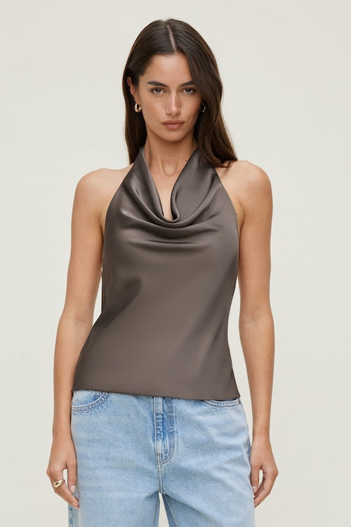 Camila Satin Blouse