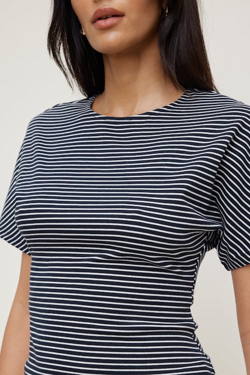 Andrea Striped Cotton T Shirt