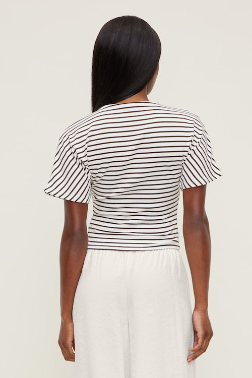 Andrea Striped Cotton T Shirt