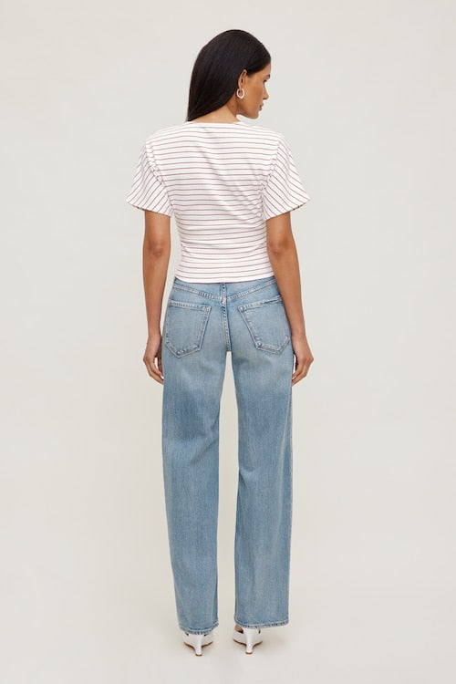 Andrea Striped Cotton T Shirt