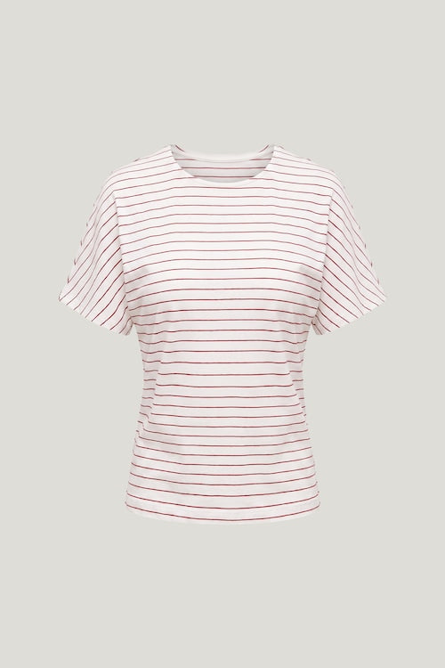 Andrea Striped Cotton T Shirt