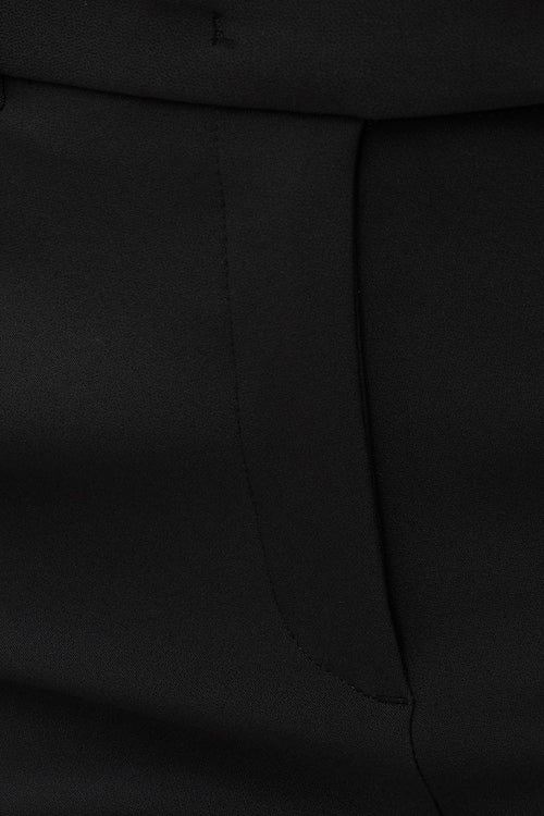 High Rise Slim Straight Leg Pants