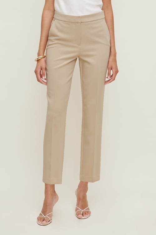 High Rise Slim Fit Pants