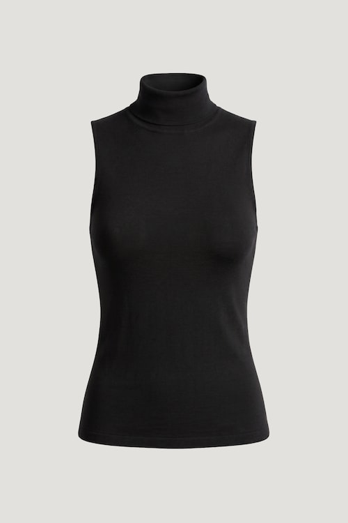 Sleeveless Turtleneck Top