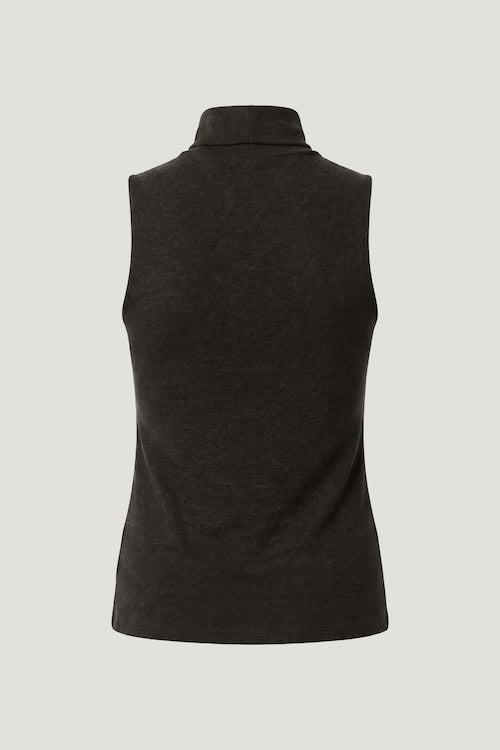 Sleeveless Turtleneck Top