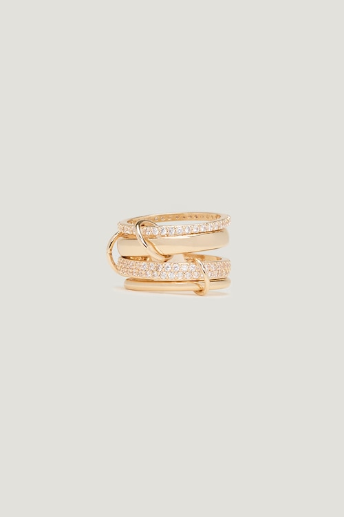 4-Pack Stackable Gem Rings