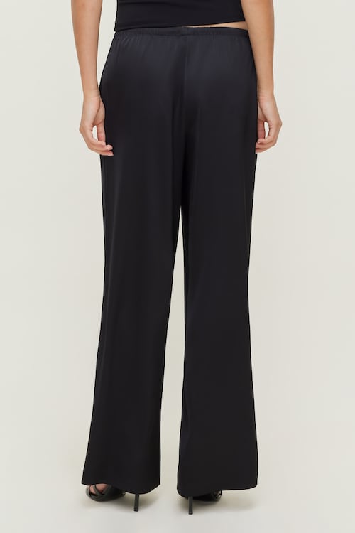 Leo Satin Wide Leg Pants