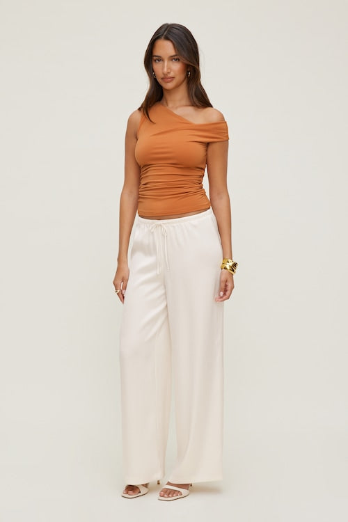 Leo Satin Wide Leg Pants