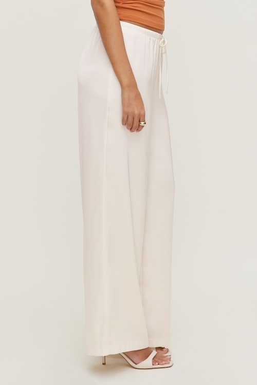 Leo Satin Wide Leg Pants
