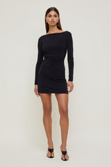 Sculpt Open Back Mini Dress