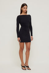 Sculpt Open Back Mini Dress