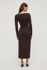 Sculpt Ruched Maxi Dress