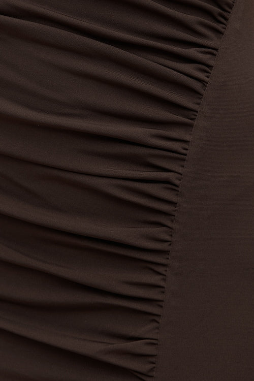 Sculpt Ruched Maxi Dress