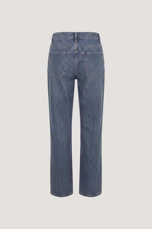 Mika Mid Rise Relaxed Straight Leg Jeans