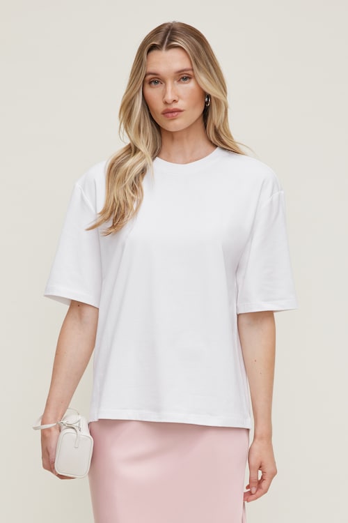 Oversized Cotton Modal T Shirt