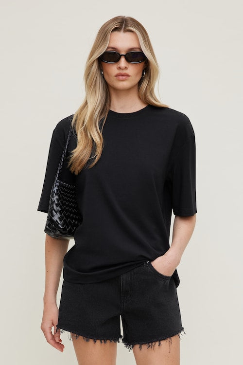 Oversized Cotton Modal T Shirt
