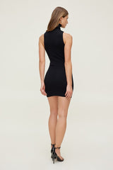 Turtleneck Mini Sweater Dress