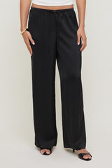 Leo Satin Wide Leg Pants