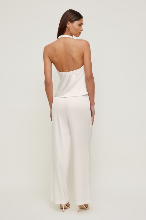 Leo Satin Wide Leg Pants