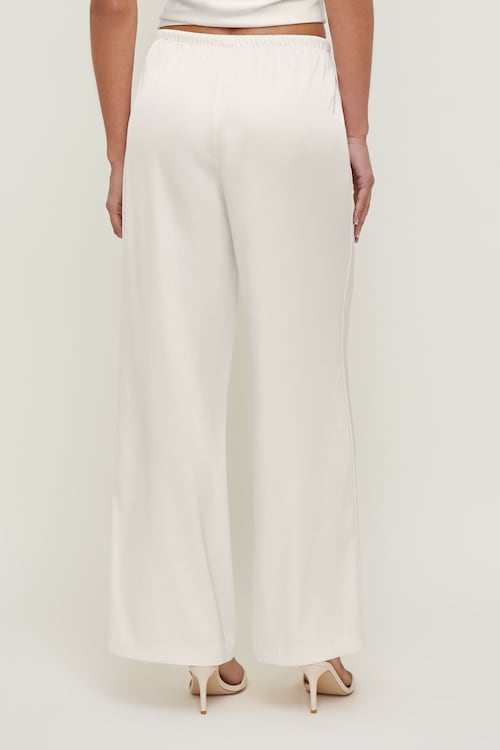 Leo Satin Wide Leg Pants