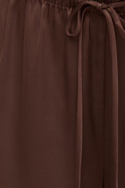 Leo Satin Wide Leg Pants