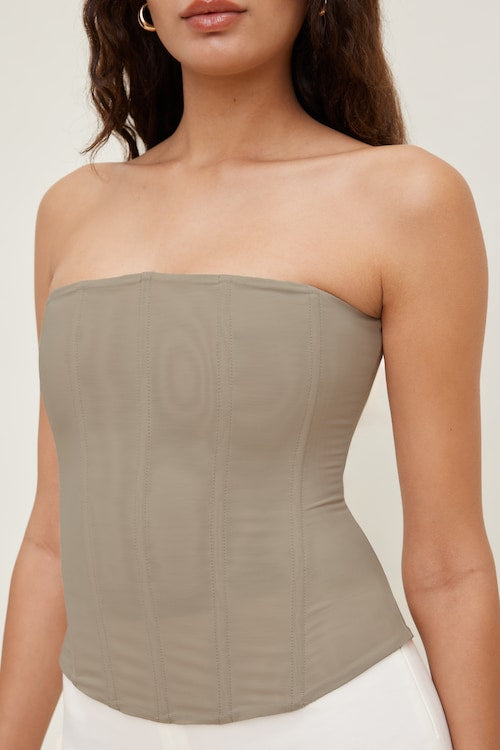 Mesh Corset Top