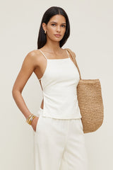 Linen Apron Top