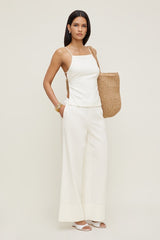 Linen Apron Top