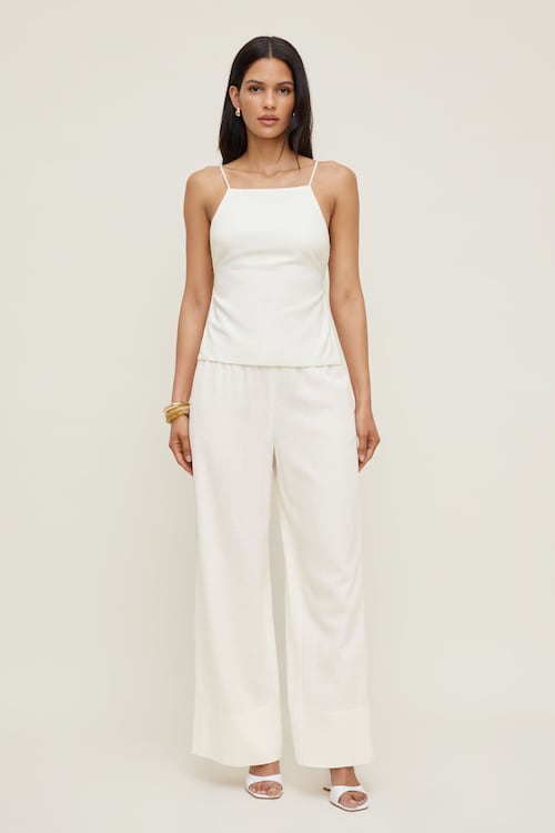 Linen Apron Top