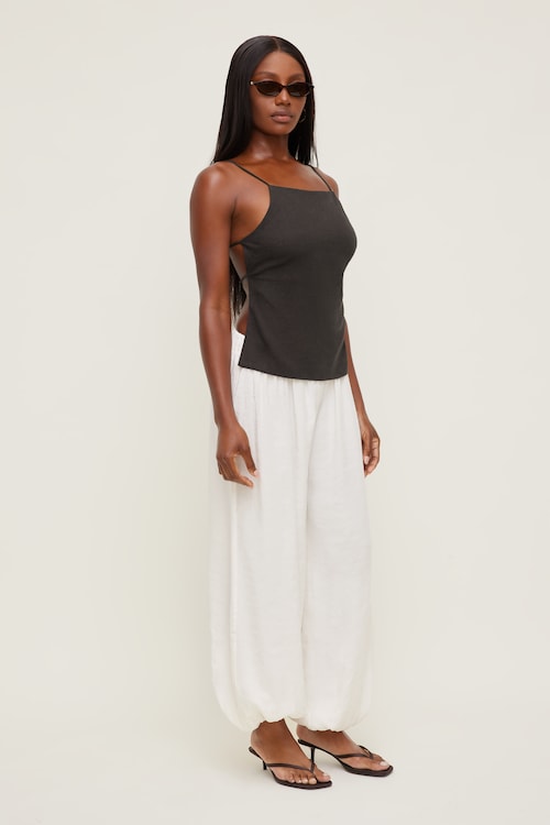 Linen Apron Top