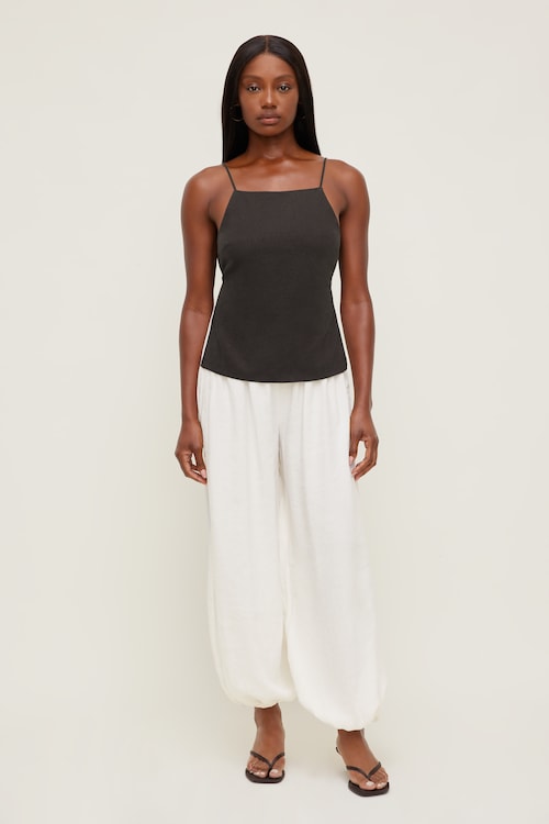 Linen Apron Top