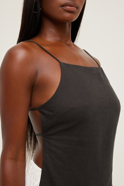 Linen Apron Top