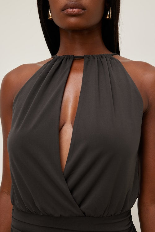 Sculpt Keyhole Mini Dress