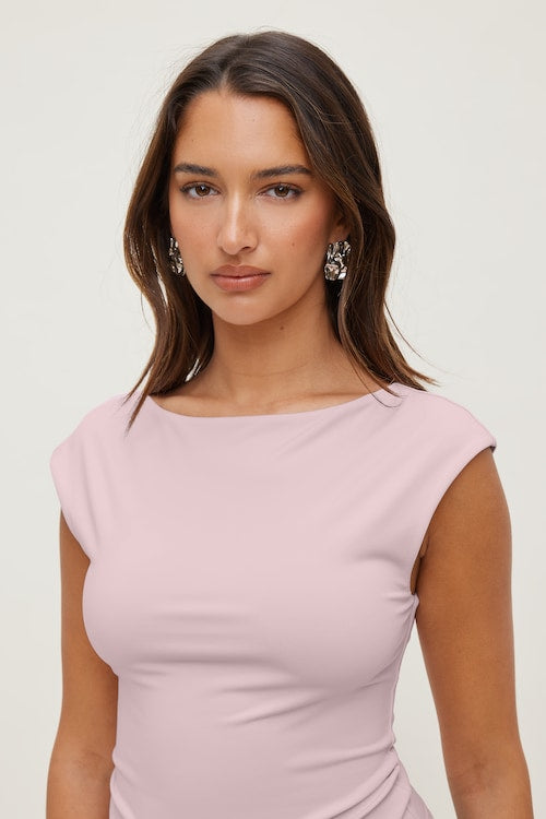 Crumpled Button Earrings