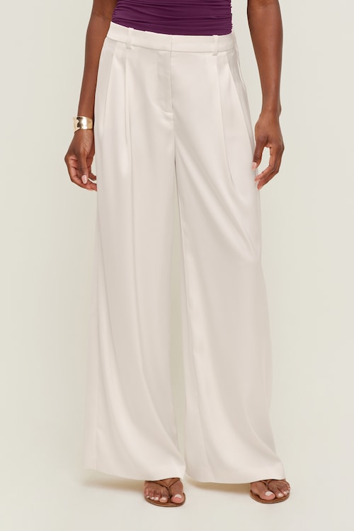 Satin Wide Leg Pants