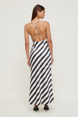Livia Satin Midi Dress