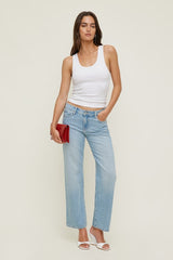 Low Rise Relaxed Straight Leg Jeans