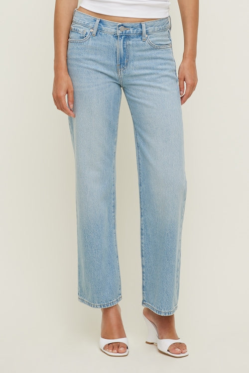 Low Rise Relaxed Straight Leg Jeans