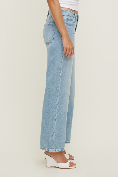 Low Rise Relaxed Straight Leg Jeans