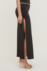 Sculpt Slit Maxi Skirt