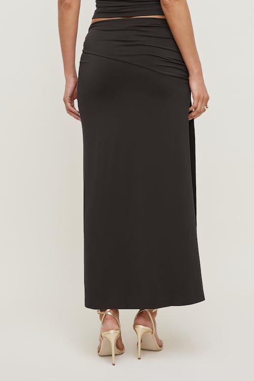 Sculpt Slit Maxi Skirt