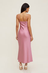 Aubrey Satin Maxi Dress