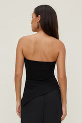 Asymmetric Ponte Tube Top